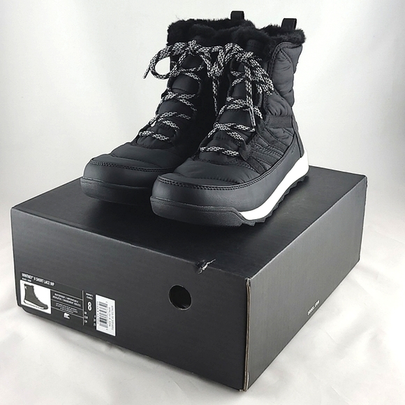 SOREL Women's Whitney II Short Winter Boots Waterproof Lace Up Black Size 8 - Picture 15 of 15